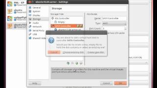 Adding extra Hard Drive to VM in Virtualbox [upl. by Fineberg812]