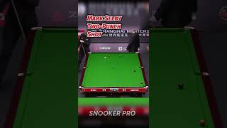 💯 Precise double shot quotMark Selbyquot snooker snooker2024 shorts [upl. by Notrub719]