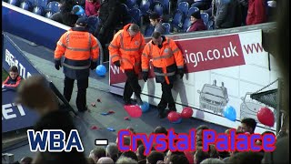 West Bromwich Albion  Crystal Palace FC Feb 27 2016 [upl. by Burrus727]