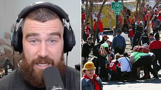 Travis Kelce Donates MILLIONS To Victims of Chiefs Super Bowl Parade Shooting [upl. by Searby]