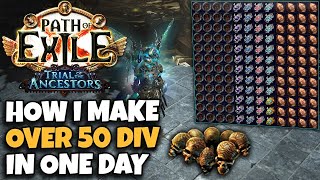 POE 322 How I Make Over 50 Divines Per Day  My Full Juicing Setup Explained  HH In One Weekend [upl. by Osithe260]