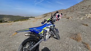 2024 sherco 300 trail ride enduro mountains trailriding [upl. by Ielirol]