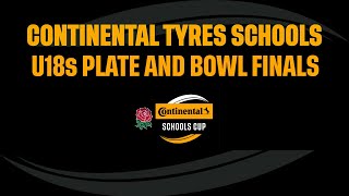 LIVE  Continental Tyres Schools Bowl and Plate U18s Finals  StoneX Stadium [upl. by Attiuqram]