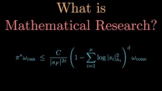 Have all math problems been solved What is mathematical research [upl. by Cuttler]