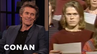 Willem Dafoe Pronounced His Name Wrong  CONAN on TBS [upl. by Haywood]