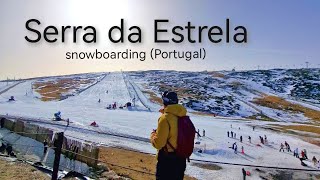 Snowboarding in Portugal  Torre Serra da Estrela [upl. by Ziegler]