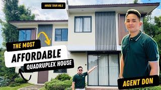 AFFORDABLE QUADRUPLEX HOUSE  Hanna of Minami Residences General Trias Cavite  House Tour 3 [upl. by Sirkin]