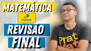 CONCURSO CORREIOS 2024 MATEMÁTICAREVISÃO FINAL PARTE 2 [upl. by Arret957]