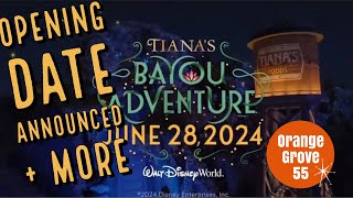 WDW Tianas Bayou Adventure Opening Date Announced  Will Tokyo ReTheme  MORE [upl. by Codd989]