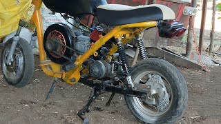 Homemade diesel motorcyclebike made by make creative [upl. by Kay]