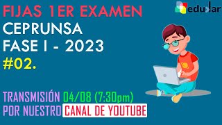 02 REPASO CEPRUNSA FASE I  2023 [upl. by Nonnah]