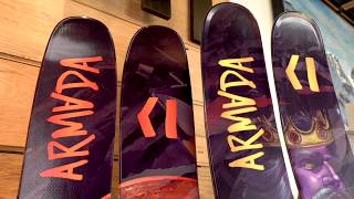 Armada Skis 2019 ARV 106 and 116 Review with Powder7 [upl. by Enyleuqcaj]