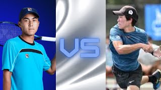 Rinky Hijikata AUS Vs Masamichi Imamura 今村昌倫2024 City of Playford Tennis International [upl. by Einalem]