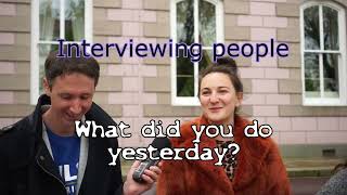 Jinterviewe des ANGLAIS dans la rue  what did you do yesterday [upl. by Emirac]