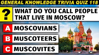 50 General Knowledge Questions That Are Quite Hard To Answer  Quiz 118 [upl. by Comstock]