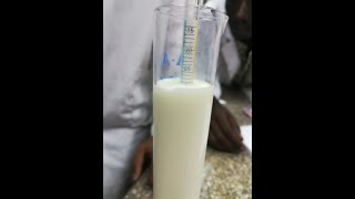 Determination of specific gravity of milk [upl. by Sikorski855]