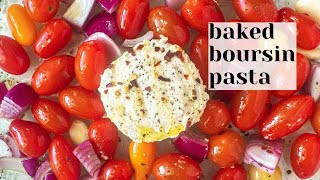 Boursin Pasta  TikTok Viral Boursin Cheese and Tomato Pasta [upl. by Mckee458]