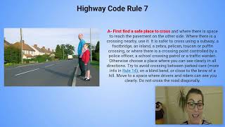 Avoid Accidents amp Stay Safe Essential Highway Code Rules for Pedestrians UK  135 DVLA DVSA [upl. by Yendis]