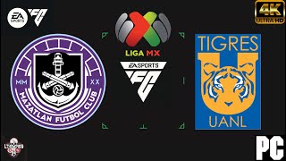 MAZATLAN VS TIGRES LIGA MX FC 24 [upl. by Bamford]