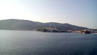 skiathos see view from ferry [upl. by Gray]