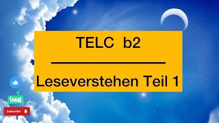 Leseverstehen b2  Teil 17 [upl. by Truc906]