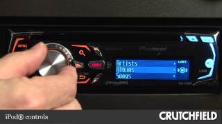 Pioneer DEHX7500S CD Receiver Display and Controls Demo  Crutchfield Video [upl. by Nosreh]