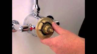 Dual Type Shower Valve Cartridge Exchange Replacement  How To [upl. by Dianthe]