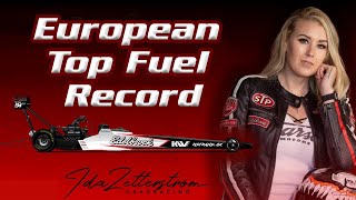 Ida Zetterström Sets New European Record in Top Fuel Dragster  The Main Event  Santa Pod Raceway [upl. by Portland]