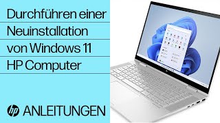 So führen Sie eine Neuinstallation von Windows 11 durch  HP Computer  HP Support [upl. by Jaal]