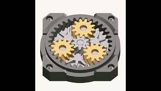 Epicyclic Gear train mechanical engineering [upl. by Wasson]