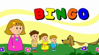 BINGO Song with Lyrics  Nursery Rhymes HD [upl. by Notnerb87]