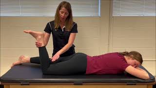 Femoral Nerve Stretch Test Whitworth Athletic Training [upl. by Culosio]