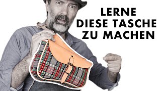 Lerne eine UmhängeSatteltasche zu machen [upl. by Nodyarb]