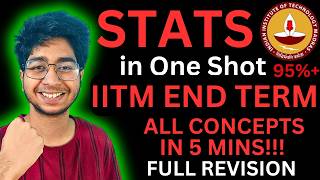 End Term STATS 1 Week 912 in One Shot Concepts amp Formulas Revision IIT Madras BS Data Science [upl. by Avra819]