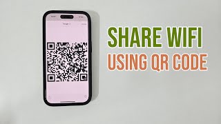 How to share WiFi password from iPhone to Android using QR Code [upl. by Ahsiam817]