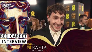 Paul Mescal  2024 BAFTAs Hilarious Red Carpet Interview [upl. by Imoen]