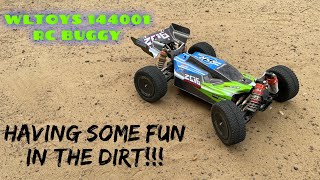 WLTOYS 144001 RC DIRT RUN 🏎️💨 [upl. by Ayojal]