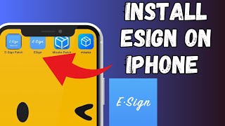 How to Install ESign on iPhone in iOS 161718  Download ESign on iPhone or ipad [upl. by Gordie]