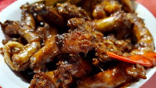 Adobong Leeg Ng Manok  Chicken Neck Recipe [upl. by Enirbas]