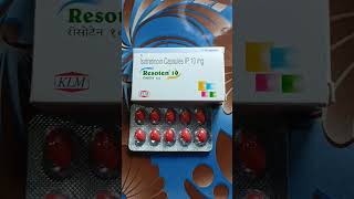 Resoten 10 tablet  Isotretinoin capsules ip 10 mg  resoten 10 capsule uses in hindi [upl. by Zimmermann]