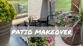 🌸SMALL PATIO MAKEOVER  EARLY SUMMER OUTDOOR DECORATING  SPRING amp SUMMER PATIO DECOR  2024 SUMMER [upl. by Omar]