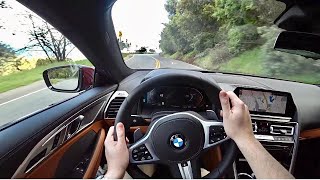 2020 BMW 840i Coupe  POV Test Drive [upl. by Suoiluj]