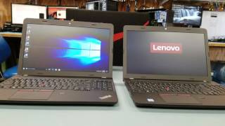 Thinkpad E560 SSD vs No SSD reboot [upl. by Cott]