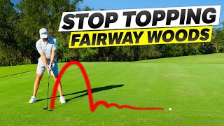 Stop Topping Your Fairway Woods  Simple Golf Lesson [upl. by Steiner]