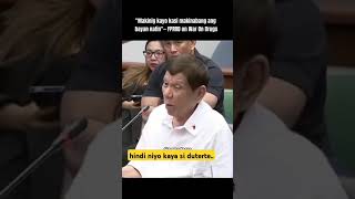 DUTERTE VS HONTIVEROS duterteadministration senatehearing hontiveros prrd indaysara bbm viral [upl. by Remark]