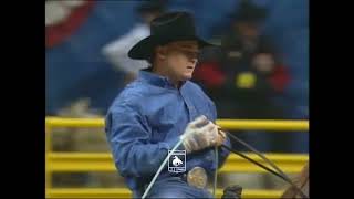 1996 NFR Round 4 Team Roping [upl. by Berkow]