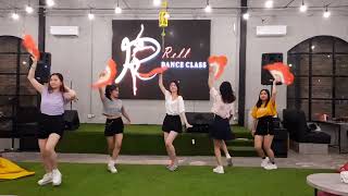 MANG CHUNG  GRAIN IN EAR DANCE REMIX chinese fan dance choreography by Aurell Liow [upl. by Jorgan]