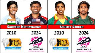 2010 Under 19 World Cup Players in 2024 T20 World Cup [upl. by Etnomed]