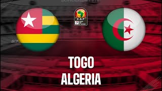 Togo vs Algeria 🔴Live Match Today⚽🎬 [upl. by Omrellig]