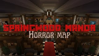 Springwood Manor  Horror Map Story MCPE [upl. by Ecidnarb]